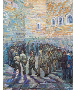 Vincent van Gogh, The Exercise Yard, or The Convict Prison, 1890 (oil on canvas)