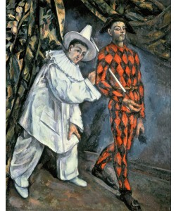 Paul Cézanne, Pierrot and Harlequin (Mardi Gras), 1888 (oil on canvas)