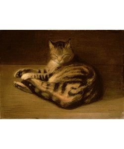 Théophile-Alexandre Steinlen, Recumbent Cat, 1898