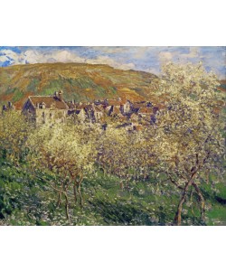 Claude Monet, Plum Trees in Blossom, 1879 (oil on canvas)