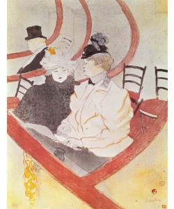 Henri de Toulouse-Lautrec, The Grande Loge, 1897 (litho) (see also 15811)