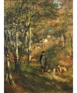 Pierre-Auguste Renoir, Jules Le Coeur in the Forest of Fontainebleau, 1866