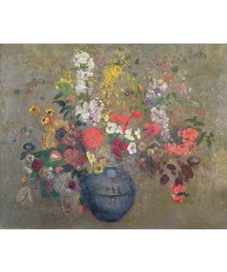Odilon Redon, Flowers, 1909 (oil on canvas)