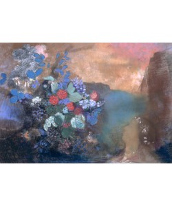 Odilon Redon, Ophelia among the Flowers, c.1905-8 (pastel on paper)