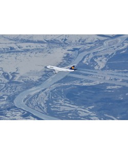 Hady Khandani, BOEING B747-8 - LUFTHANSA - OVER YENISEI RIVER - SIBERIA 3