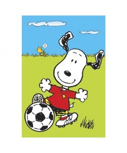Peanuts, Snoopy, Snoopy mit Fußball