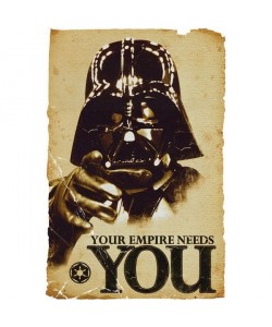 George Lucas, Star Wars,,Darth Vader Your Empire Needs You