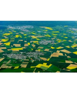 Hady Khandani, GEO ART - RAPE FIELDS AROUND WOELLSTADT - HESSEN - GERMANY