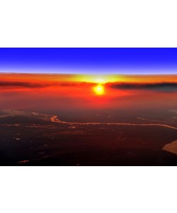 Hady Khandani, GEO ART - SUNRISE OVER RIVER OB - SOUTH OF NOVOSIBIRSK - SIBERIA - RUSSIA 01