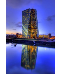 Hady Khandani, HDR - EUROPEAN CENTRAL BANK BUILDING DURING NIGHTFALL - FRANKFURT - GERMANY2