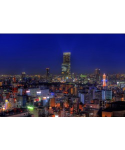 Hady Khandani, HDR - NIGHT VIEW OVER OSAKA 2