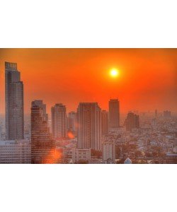 Hady Khandani, HDR - SUNSET ALONG SILOM ROAD - BANGKOK - THAILAND 02