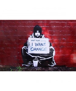 Banksy, Keep your coins I want change