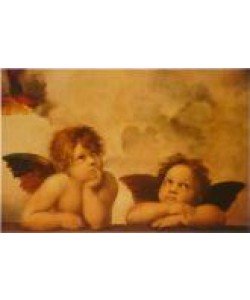 Raffael, Leinwandbild Die zwei Engel (Aussschnitt)