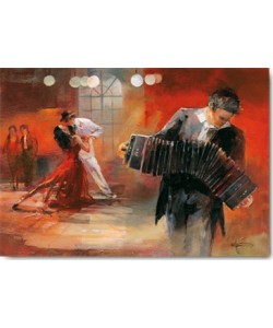 Willem Haenraets, Leinwandbild Bandoneón