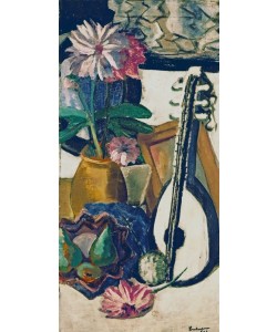 Max Beckmann, Stilleben mit violetten Dahlien