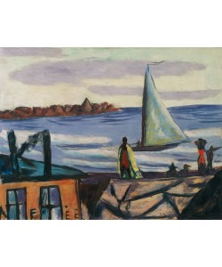 Max Beckmann, Badansicht bei Bandol