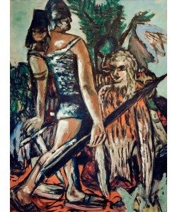 Max Beckmann, Krieger und Vogelfrau