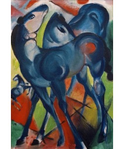 Franz Marc, Die blauen Fohlen