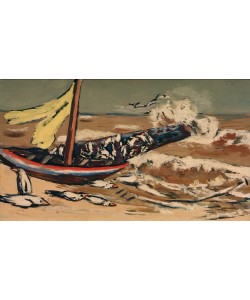 Max Beckmann, Braunes Meer mit Möwen