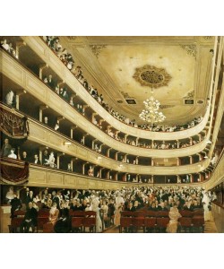 Gustav Klimt, Zuschauerraum des alten Burgtheaters in Wien 