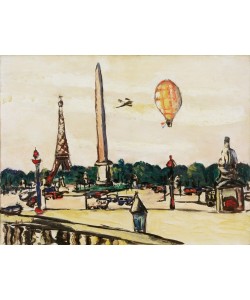 Max Beckmann, Place de la Concorde bei Tag