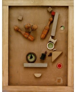 Kurt Schwitters, Merzbild 46 A. Das Kegelbild