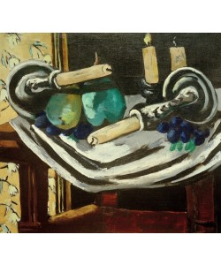 Max Beckmann, Stillleben mit umgestürzten Kerzen