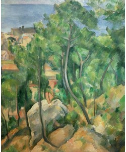 Paul Cézanne, Blick auf das Meer bei L'Estaque