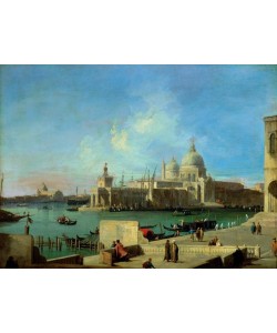 Giovanni Antonio Canaletto, Ansicht von S.Maria della Salute von der Mündung des Canal