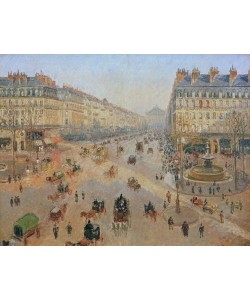 Camille Pissarro, Avenue de l’Opéra, soleil, matinée d'hiver