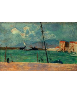 Pierre Bonnard, Port de Cannes ou La voile latine