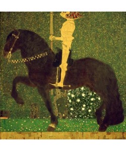 Gustav Klimt, Das Leben ein Kampf (Ritter  Der goldene Ritter)