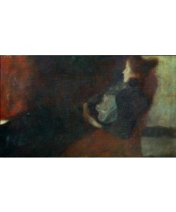 Gustav Klimt, Dame am Kamin 