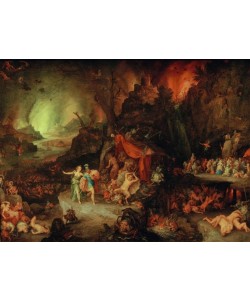 Jan Brueghel der Ältere, Aeneas und Sibylle in der Unterwelt