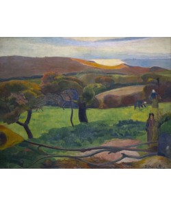 Paul Gauguin, Landscape from Bretagne, 1889