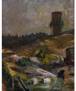 Max Beckmann, Wasserturm in Hermsdorf