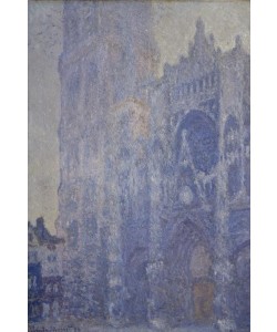 Claude Monet, La cathedrale de Rouen. Le portail et la tour Saint-Romain,