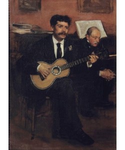Edgar Degas, Der spanische Tenor Lorenzo Pagans (1838–1883) und der Vate