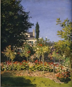 Claude Monet, Jardin en fleurs