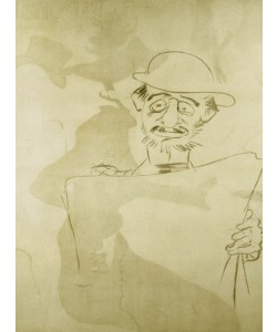 Henri de Toulouse-Lautrec, Toulouse-Lautrec, eine Zeitung lesend