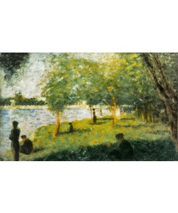 Georges Seurat, Studie zu  Ein Sonntagnachmittag auf der Insel La Grande Jatte