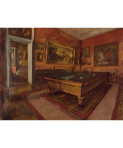 Edgar Degas, Salle de billard au Ménil-Hubert