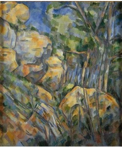 Paul Cézanne, Rochers près des grottes audessus de Château-Noir