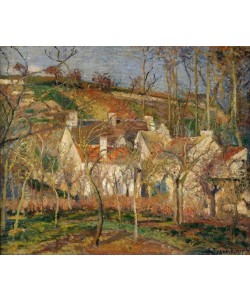 Camille Pissarro, Les toits rouges, coin de village, effet d’hiver