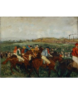 Edgar Degas, Course de gentlemen. Avant le depart