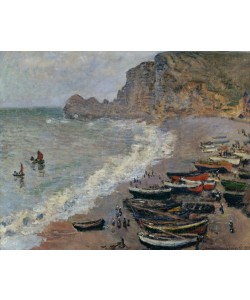 Claude Monet, Etretat: la plage e la porte d’Amont