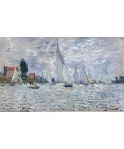 Claude Monet, Les barques. Regates à Argenteuil
