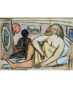 Max Beckmann, Liegende Frau