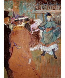 Henri de Toulouse-Lautrec, Im Moulin Rouge: Der Beginn der Quadrille